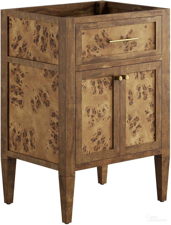 The appearance of Elysian 24 Inch Wood Bathroom Vanity Cabinet In Brown designed by Modway in the modern / contemporary interior design. This brown piece of furniture  was selected by 1StopBedrooms from Elysian Collection to add a touch of cosiness and style into your home. Sku: EEI-6137-BRN. Material: Wood.