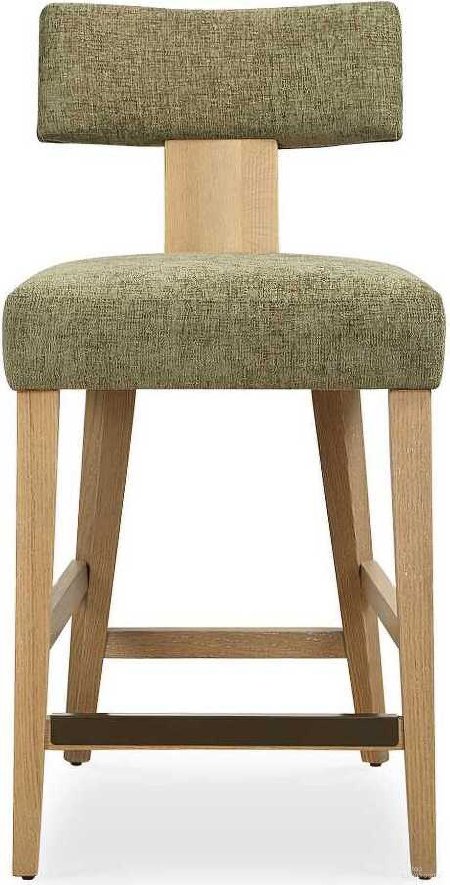 The appearance of Elysian Moss Counter Stool In Brown and Green designed by Uttermost in the modern / contemporary interior design. This brown and green piece of furniture was selected by 1StopBedrooms from Elysian Collection to add a touch of cosiness and style into your home. Sku: 23884. Material: Oak.