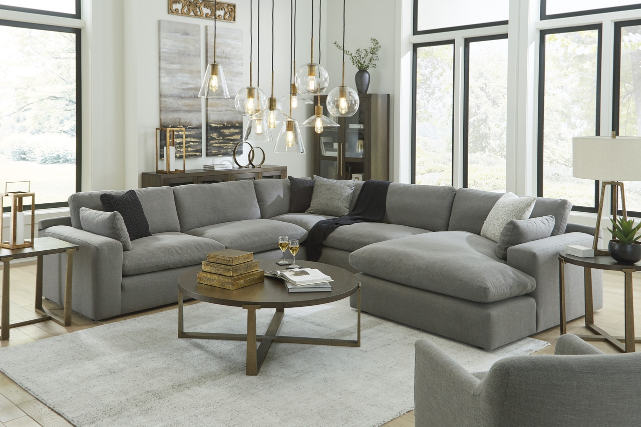 Signature Design by Ashley Elyza 5-Piece L-Shaped Sectional in