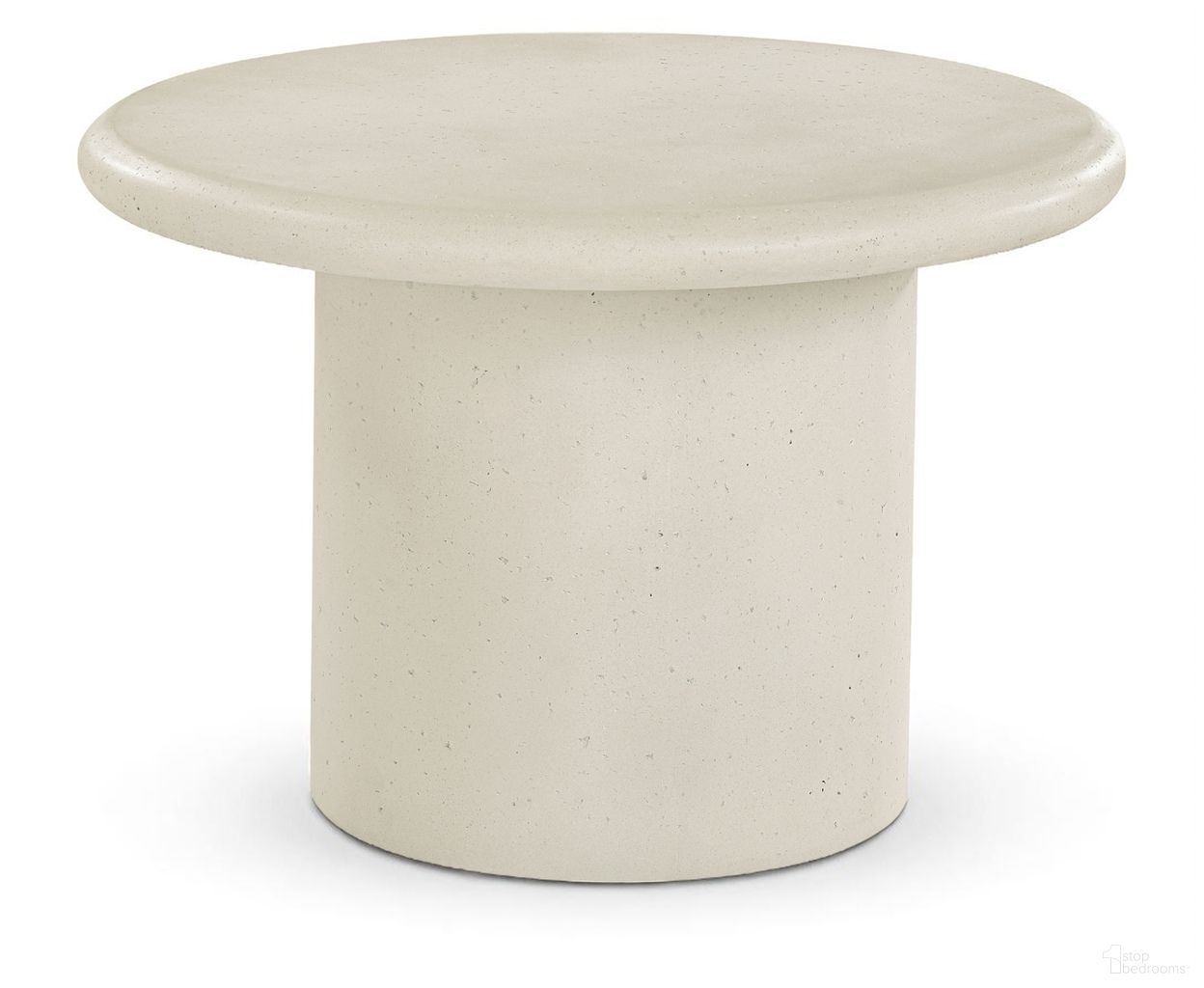 The appearance of Emara 16 Inch Concrete and Fiberglass Indoor/Outdoor Coffee Table In Cream designed by Meridian in the modern / contemporary interior design. This cream piece of furniture  was selected by 1StopBedrooms from Emara Collection to add a touch of cosiness and style into your home. Sku: 233Cream-CT16 Box 1/2 (Top);233Cream-CT16 Box 2/2 (Base). Material: Concrete.