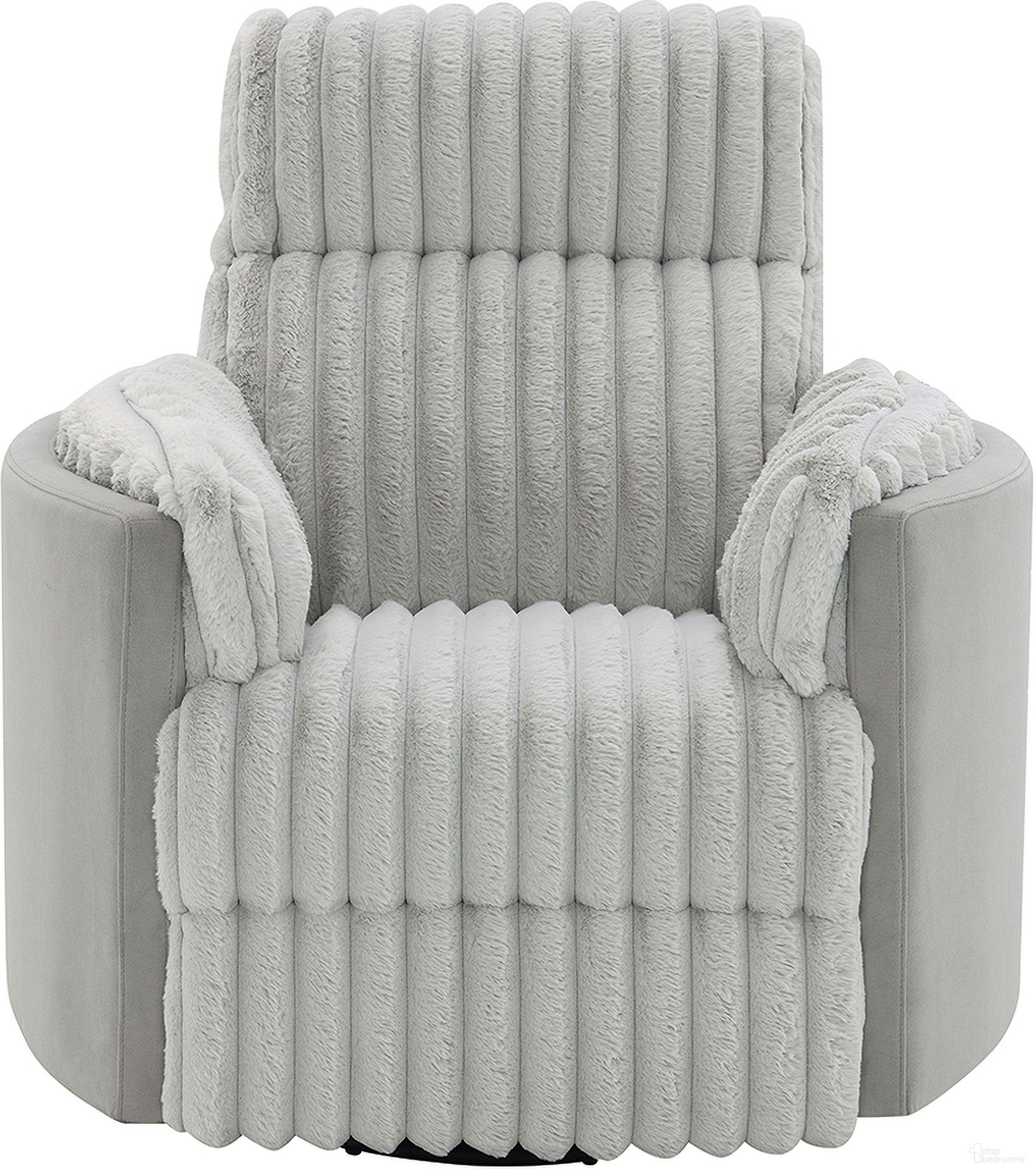 Emee Glider Recliner with Swivel In Gray