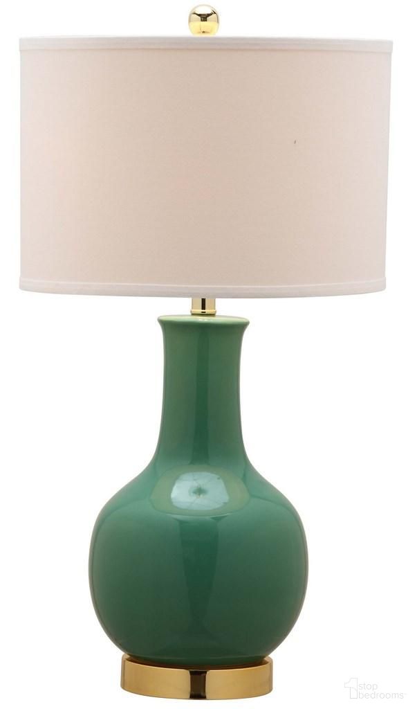 Emerald 27.5 Inch Ceramic Paris Lamp