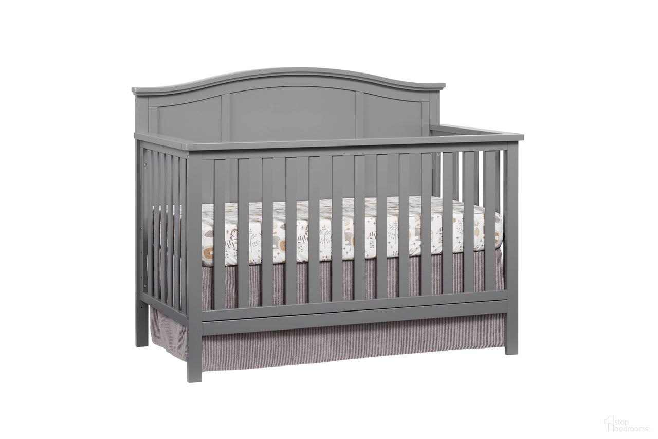 Emerson 4 In 1 Convertible Crib In Dove Gray