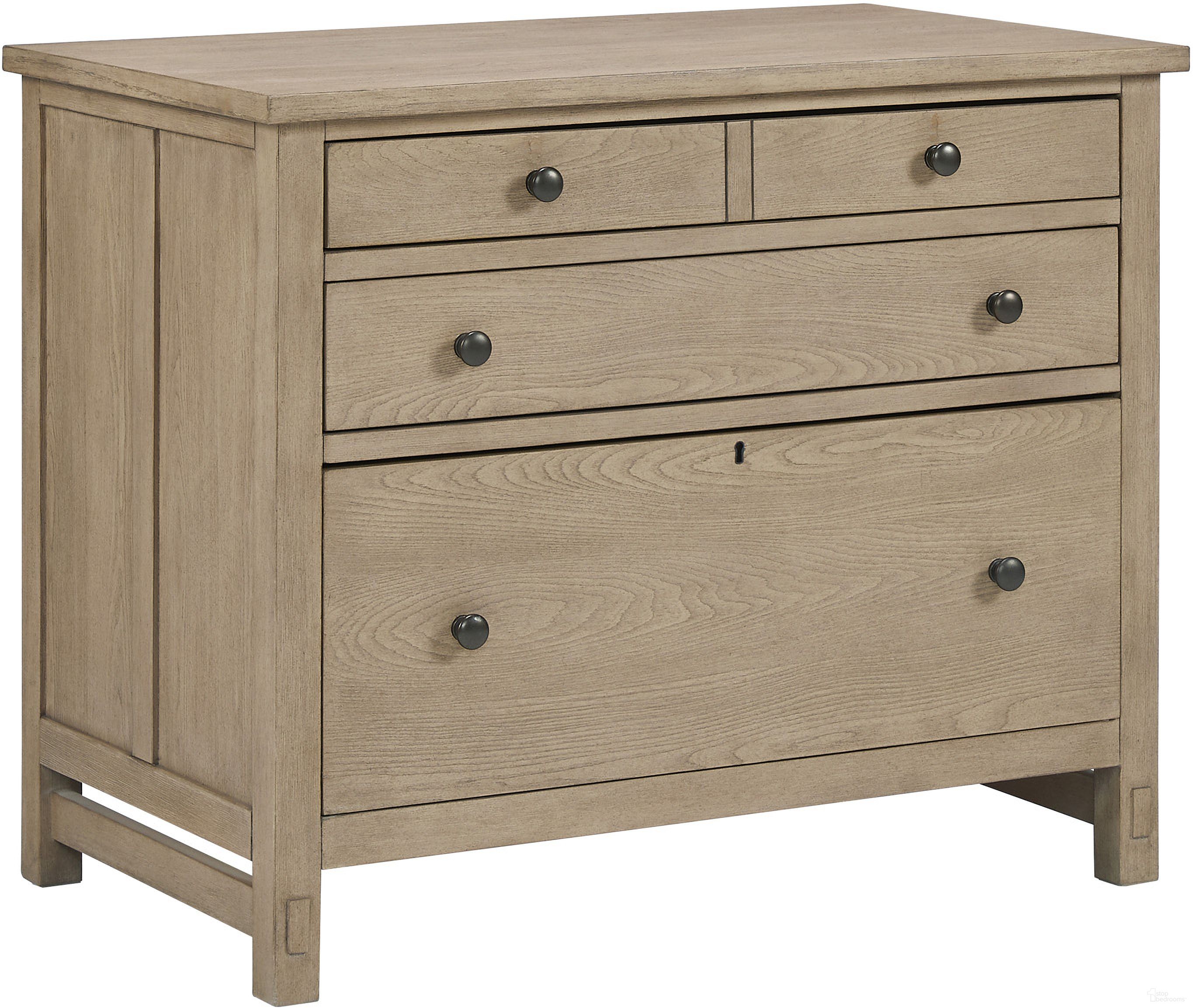 The appearance of Emerson Workstation Combo File In Light Elm designed by Aspenhome in the transitional interior design. This light elm piece of furniture was selected by 1StopBedrooms from Emerson Collection to add a touch of cosiness and style into your home. Sku: I3017-378. Material: Wood.