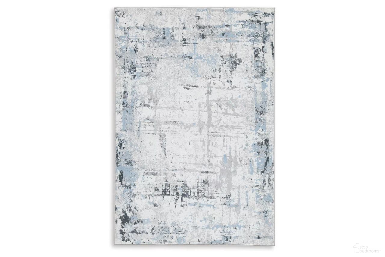 The appearance of Emertonly 8 ft x 10 ft Washable Rug In Blue/Gray/White designed by Signature Design by Ashley in the modern / contemporary interior design. This blue/gray/white piece of furniture was selected by 1StopBedrooms from Emertonly Collection to add a touch of cosiness and style into your home. Sku: R406981. Material: Fabric.