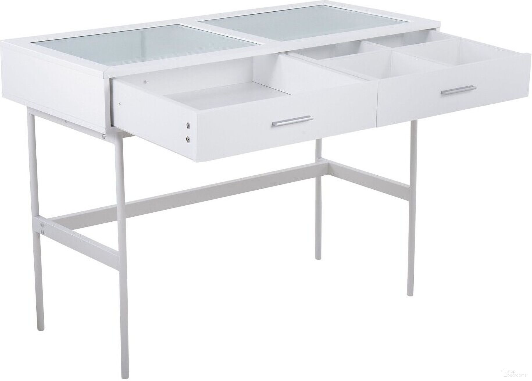 Emery Console Table In White