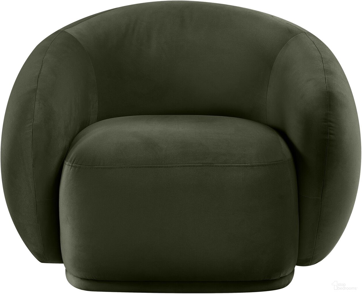 The appearance of Emery Velvet Chair In Green Velvet designed by Meridian in the modern / contemporary interior design. This green velvet piece of furniture  was selected by 1StopBedrooms from Emery Collection to add a touch of cosiness and style into your home. Sku: 44044Green-C. Material: Velvet.