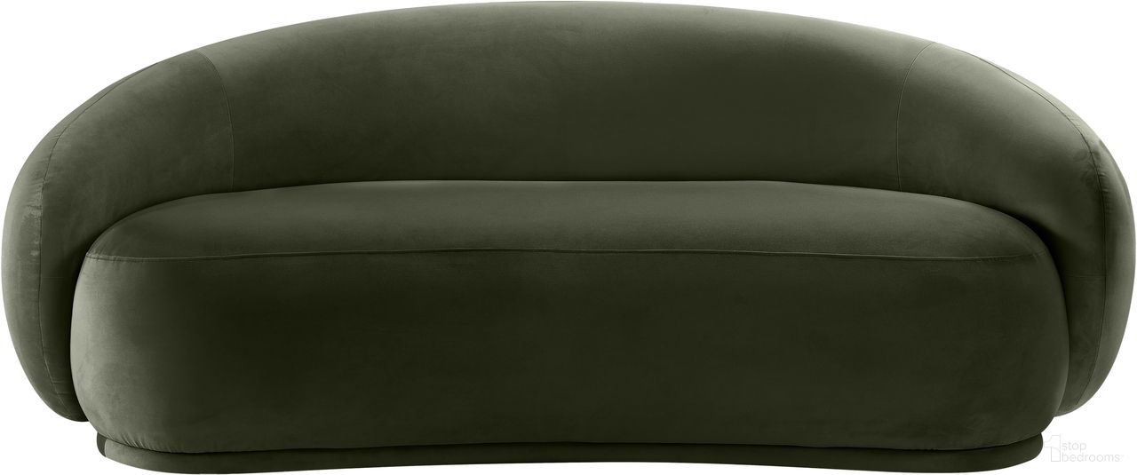 The appearance of Emery Velvet Loveseat In Green Velvet designed by Meridian in the modern / contemporary interior design. This green velvet piece of furniture was selected by 1StopBedrooms from Emery Collection to add a touch of cosiness and style into your home. Sku: 44044Green-L. Material: Velvet.