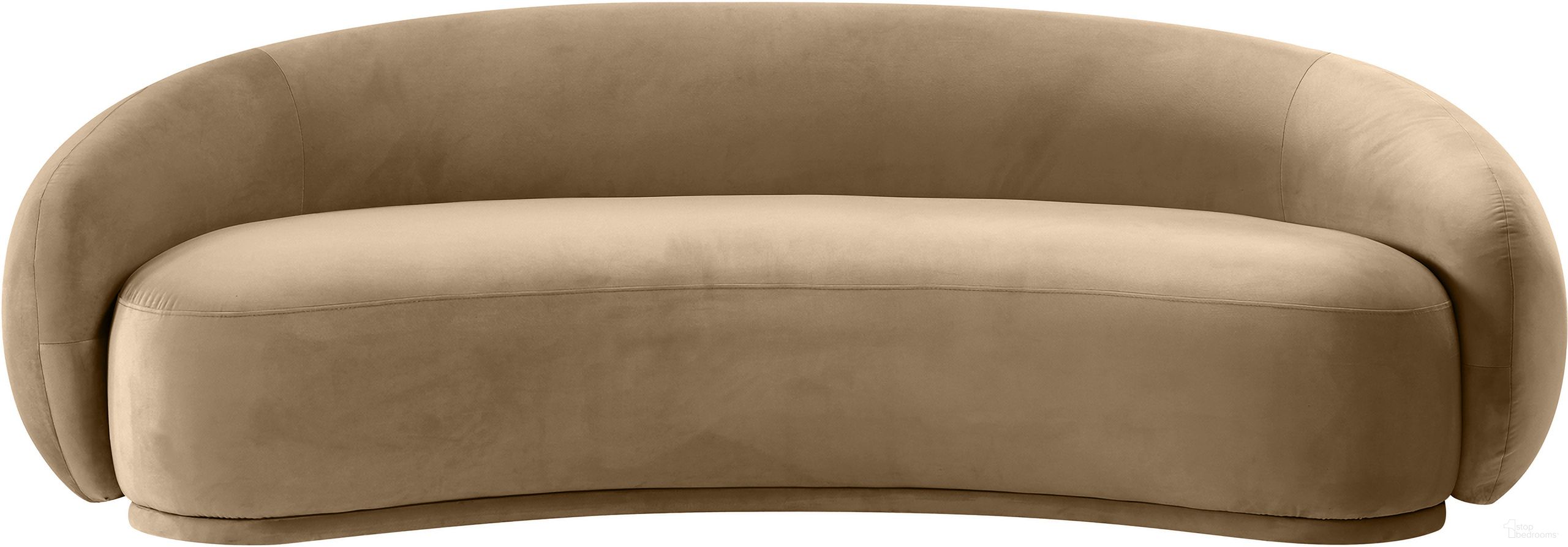 The appearance of Emery Velvet Sofa In Beige Velvet designed by Meridian in the modern / contemporary interior design. This beige velvet piece of furniture was selected by 1StopBedrooms from Emery Collection to add a touch of cosiness and style into your home. Sku: 44044Beige-S. Material: Velvet.