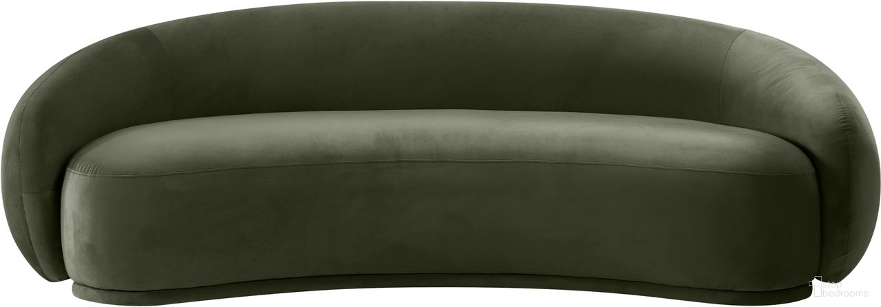 The appearance of Emery Velvet Sofa In Green Velvet designed by Meridian in the modern / contemporary interior design. This green velvet piece of furniture was selected by 1StopBedrooms from Emery Collection to add a touch of cosiness and style into your home. Sku: 44044Green-S. Material: Velvet.