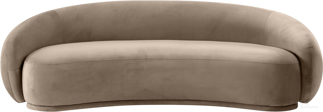 The appearance of Emery Velvet Sofa In Taupe designed by Meridian in the modern / contemporary interior design. This taupe piece of furniture was selected by 1StopBedrooms from Emery Collection to add a touch of cosiness and style into your home. Sku: 44044Taupe-S. Material: Velvet.
