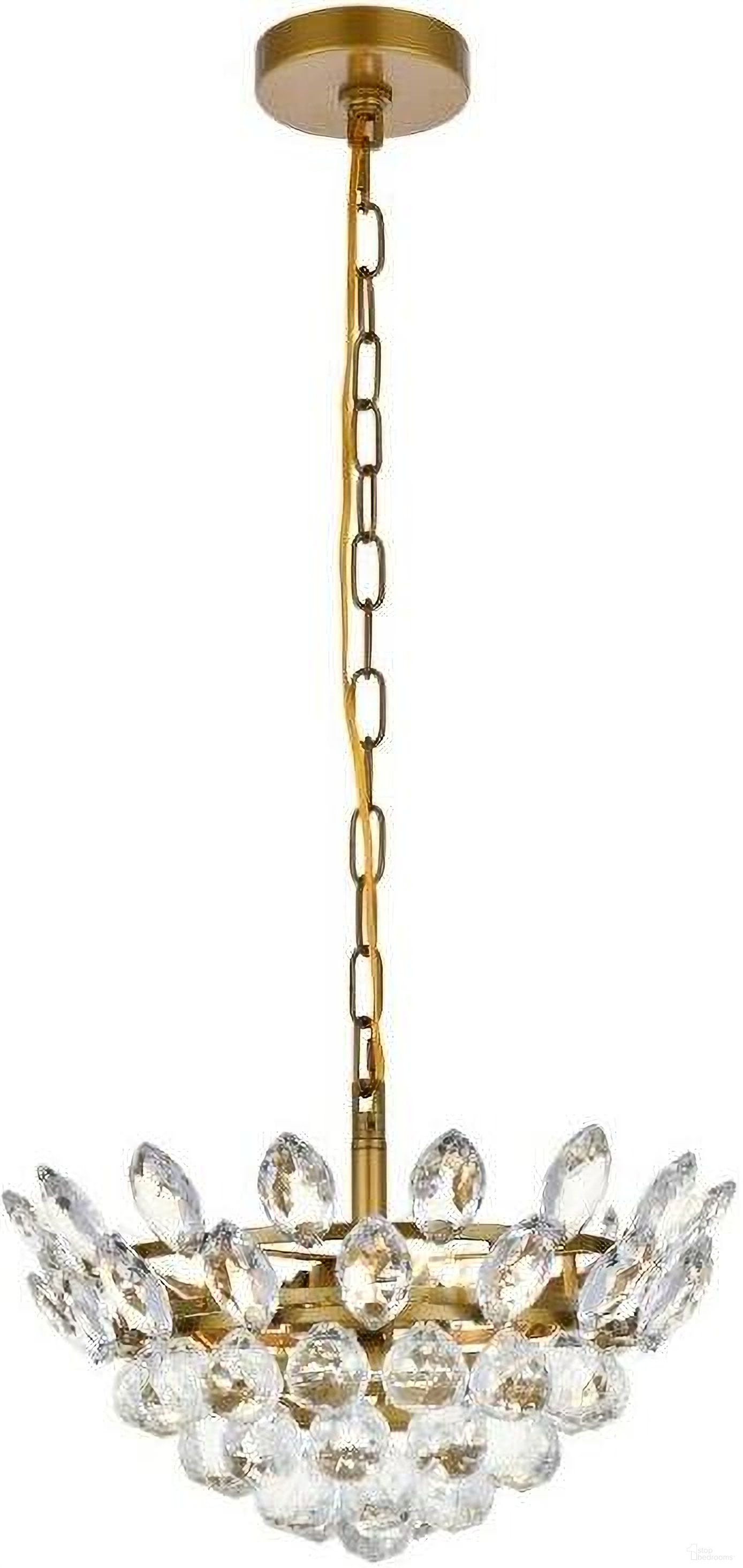 Emilia 14 Inch Pendant In Brass