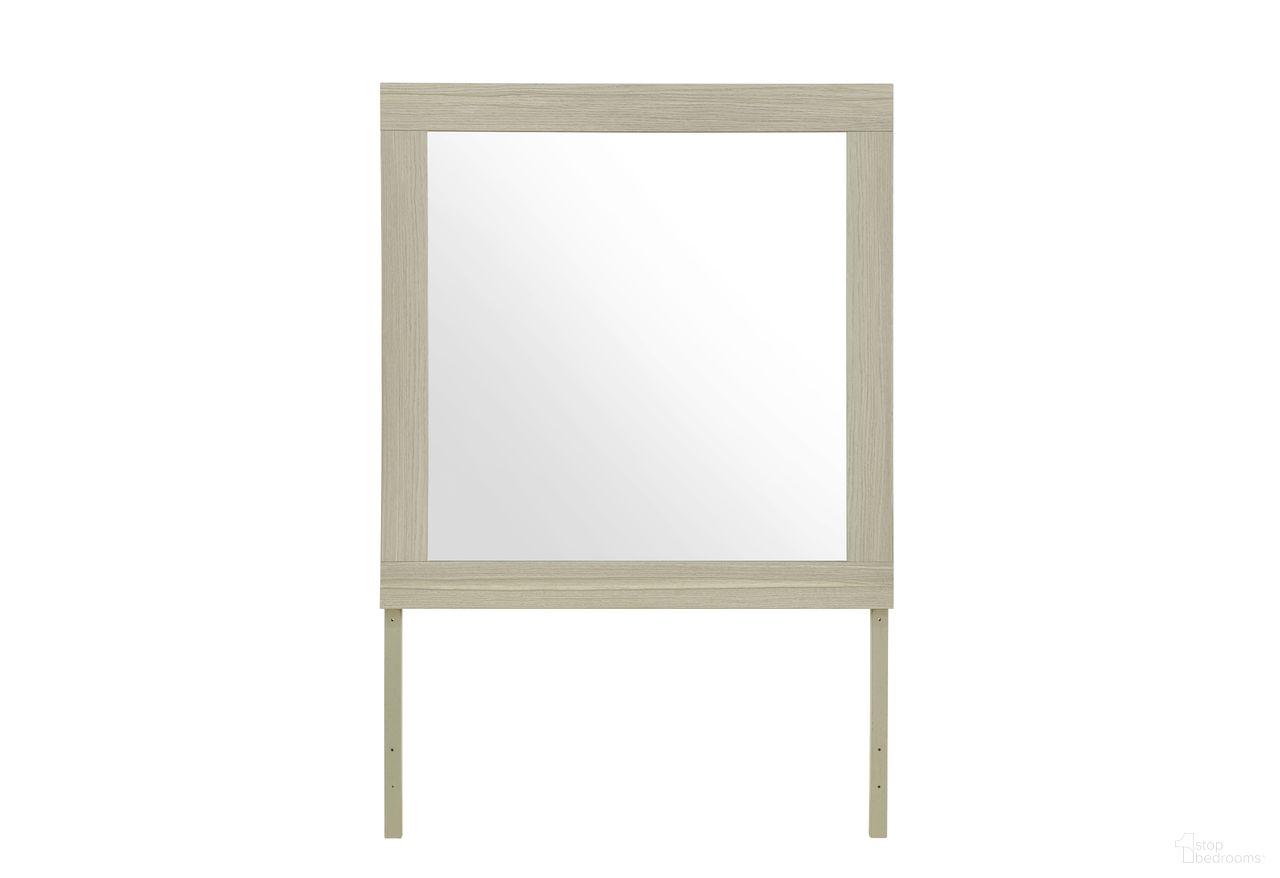 The appearance of Emma Mirror In Natural and White designed by Global Furniture USA in the modern / contemporary interior design. This natural/white piece of furniture was selected by 1StopBedrooms from Emma Collection to add a touch of cosiness and style into your home. Sku: EMMA-NATURAL/WHITE-MR. Material: Chip Board.