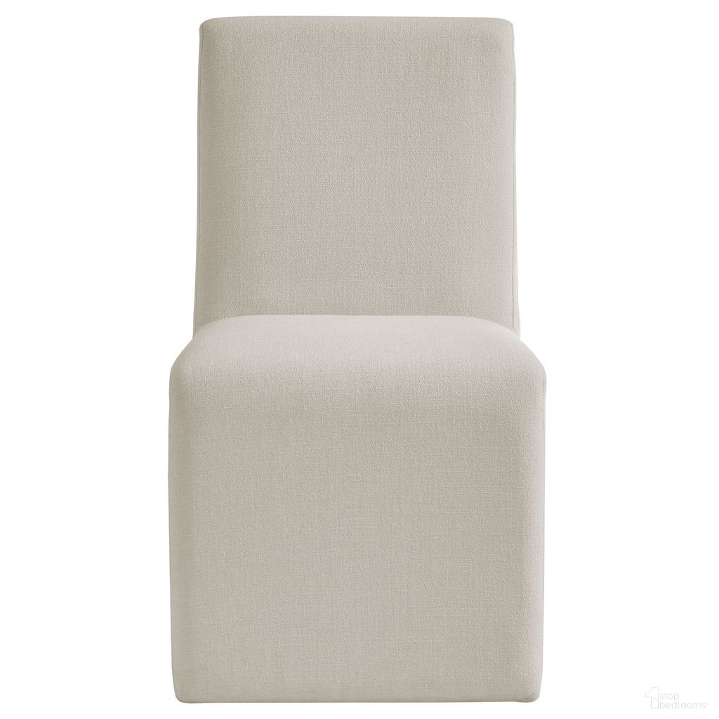 The appearance of Emory Fabric Upholstered Dining Side Chair In Salt designed by Modway in the modern / contemporary interior design. This salt piece of furniture was selected by 1StopBedrooms from Emory Collection to add a touch of cosiness and style into your home. Sku: EEI-7185-SAL. Material: Upholstered. Chair Type: Side Chair.