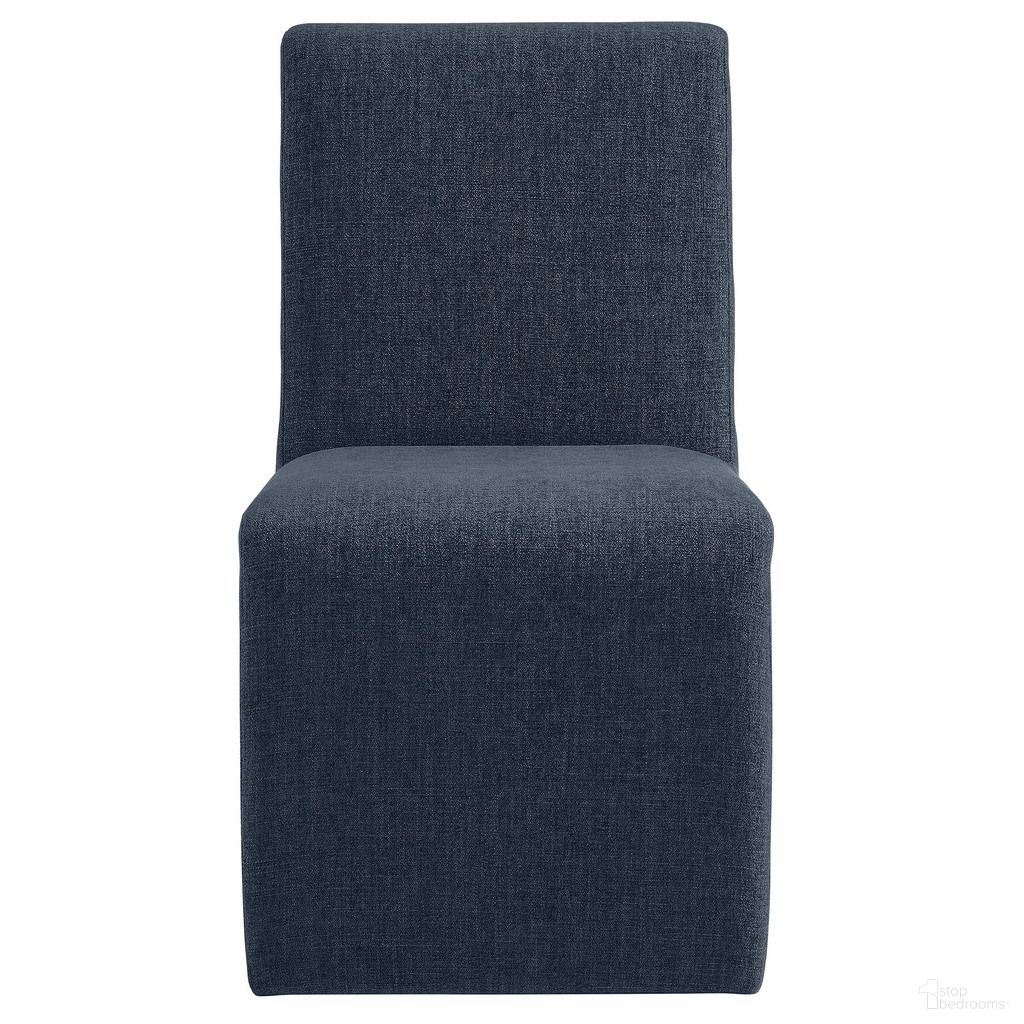 The appearance of Emory Fabric Upholstered Dining Side Chair In Slate Blue designed by Modway in the modern / contemporary interior design. This slate blue piece of furniture was selected by 1StopBedrooms from Emory Collection to add a touch of cosiness and style into your home. Sku: EEI-7185-SLB. Material: Upholstered. Chair Type: Side Chair.