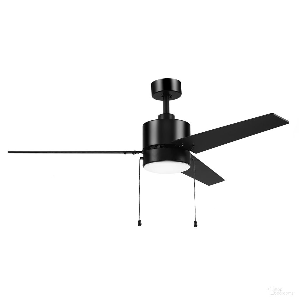 The appearance of Empire 52 Inch 3-Blade Ceiling Fan with LED Light and Pull Chain In Black designed by Carro USA in the modern / contemporary interior design. This black piece of furniture was selected by 1StopBedrooms from Empire Collection to add a touch of cosiness and style into your home. Sku: VWGA-523A3-L12-B2-1. Material: Plywood.