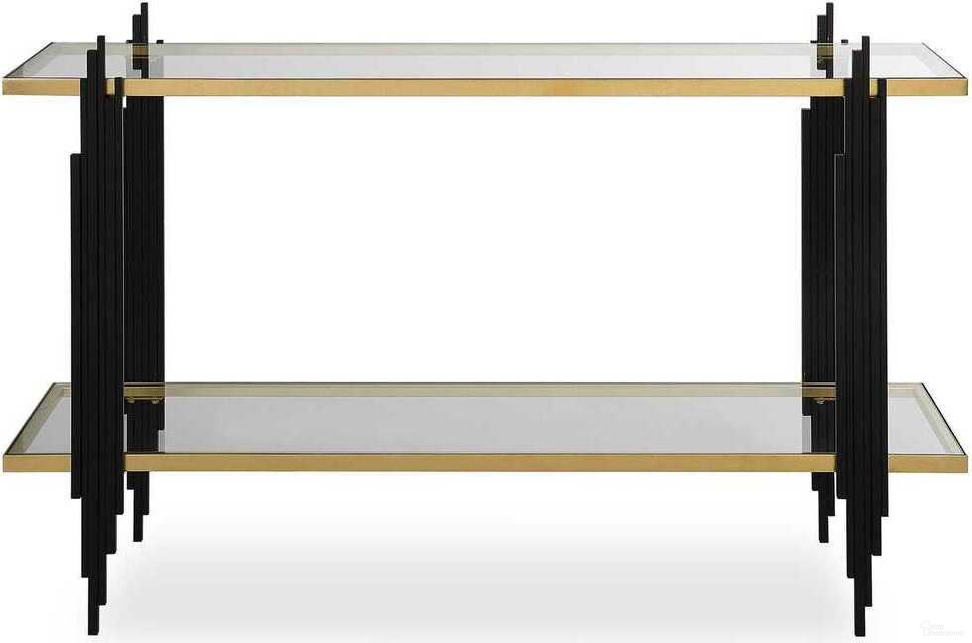 The appearance of Empire Cityscape Console Table In Black and Gold designed by Uttermost in the modern / contemporary interior design. This black and gold piece of furniture was selected by 1StopBedrooms from Empire Collection to add a touch of cosiness and style into your home. Sku: 22992. Material: Iron.