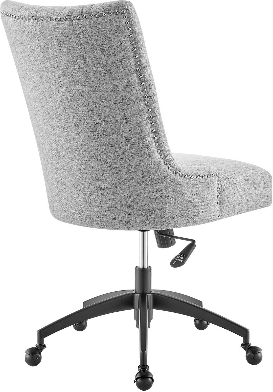 Bush Furniture Key West Mid Back Tufted Office Chair, Cream Fabric