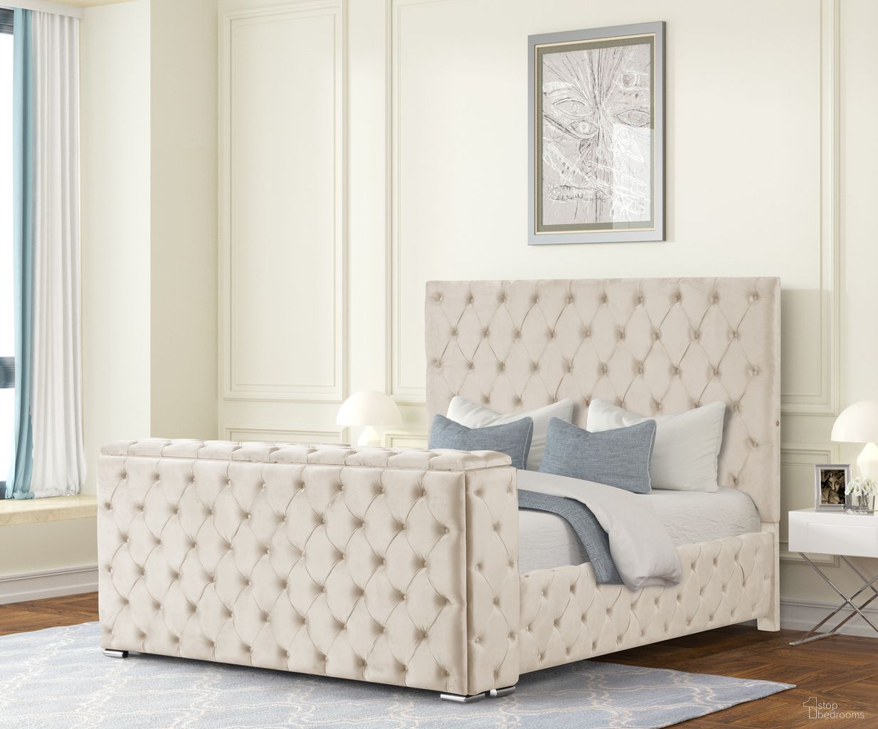 The appearance of Encore Queen Panel Bed In Beige designed by Galaxy Home Furnishings in the modern / contemporary interior design. This beige piece of furniture was selected by 1StopBedrooms from Encore Collection to add a touch of cosiness and style into your home. Sku: 601955557900-1;601955557900-2;601955557900-3. Bed Type: Panel Bed. Bed Size: Queen. Material: Solid Wood.