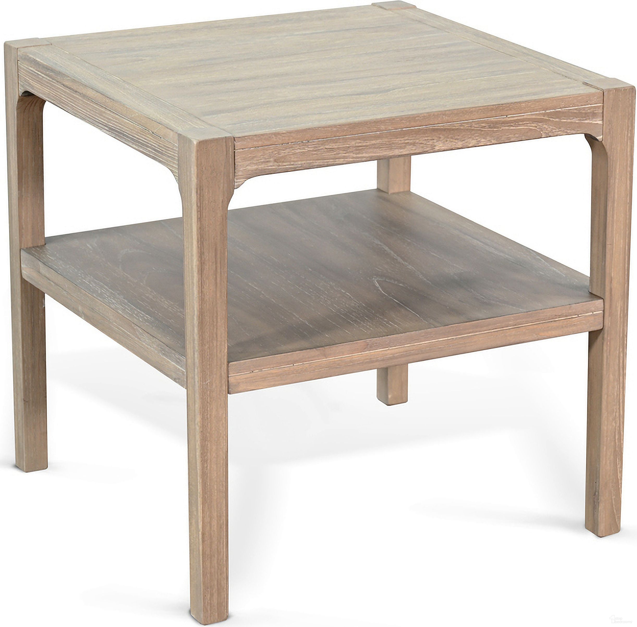 The appearance of End Table In Wheat designed by Sunny Designs in the coastal interior design. This wheat piece of furniture  was selected by 1StopBedrooms from 3194 Collection to add a touch of cosiness and style into your home. Sku: 3194WE-E. Material: Solid Wood.