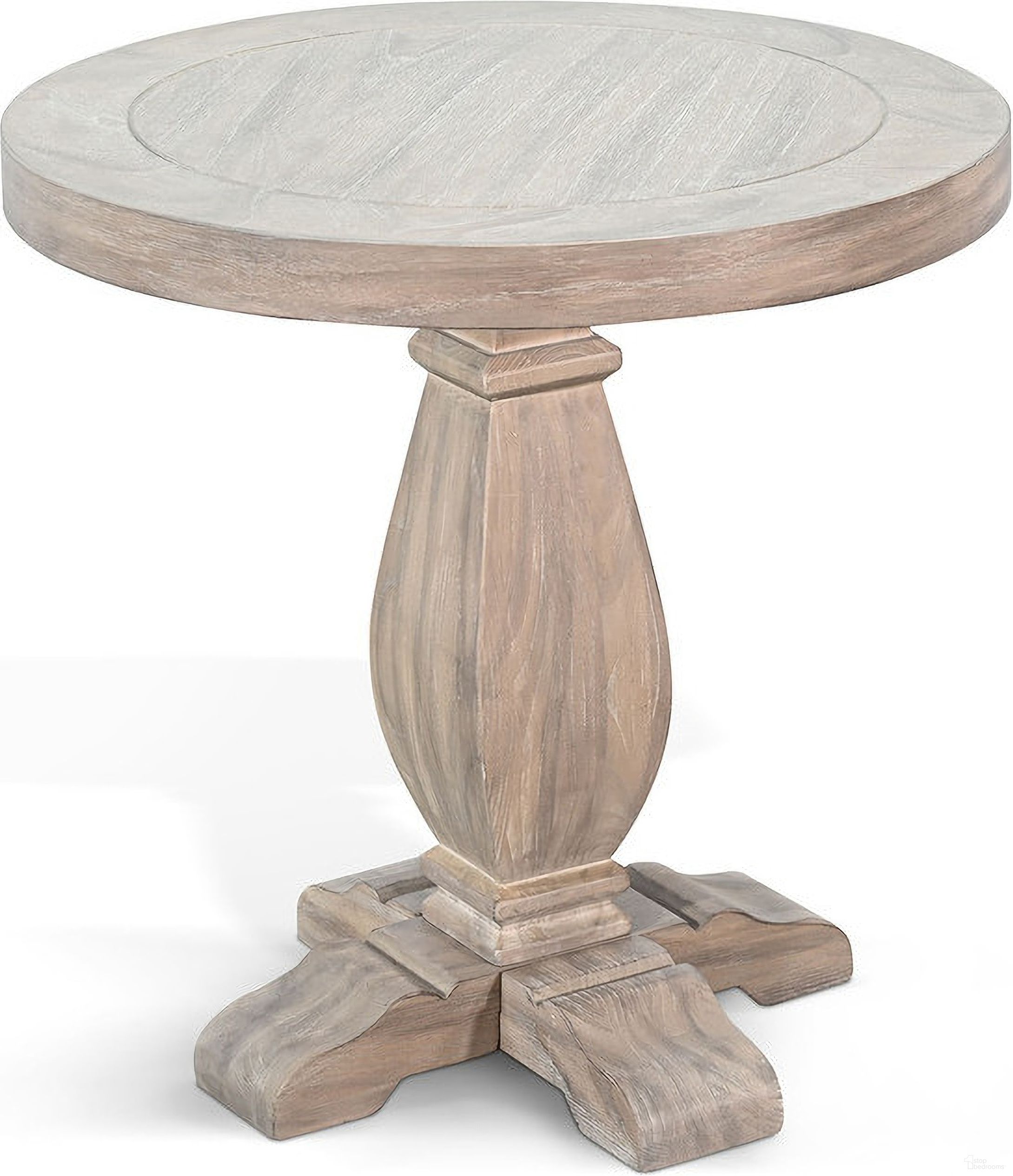 The appearance of End Table In Wheat designed by Sunny Designs in the traditional interior design. This wheat piece of furniture  was selected by 1StopBedrooms from  to add a touch of cosiness and style into your home. Sku: 3197WE-E. Material: Solid Wood.
