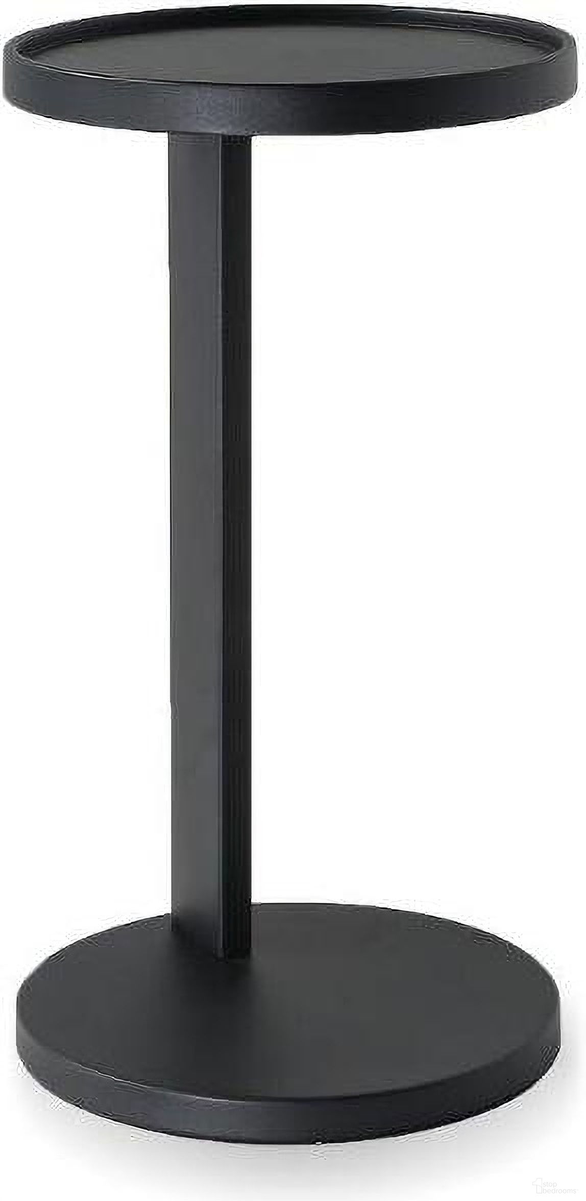 The appearance of End Table Rookie Matte Black Aluminum designed by Mobital in the modern / contemporary interior design. This matte black piece of furniture  was selected by 1StopBedrooms from Rookie Collection to add a touch of cosiness and style into your home. Sku: WEN-ROO9-MBLA-. Material: Aluminum.