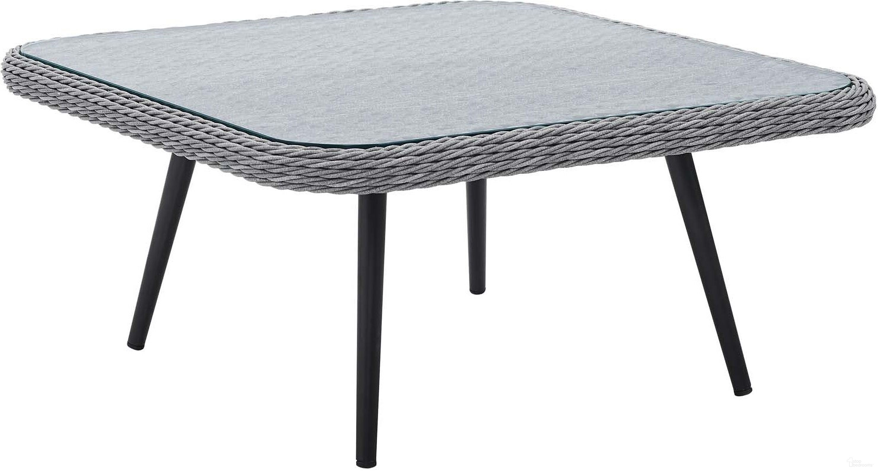 The appearance of Endeavor Outdoor Patio Wicker Rattan Square Coffee Table designed by Modway in the modern / contemporary interior design. This gray piece of furniture was selected by 1StopBedrooms from Endeavor Collection to add a touch of cosiness and style into your home. Sku: EEI-4659-GRY. Table Top Shape: Square. Material: Aluminium.