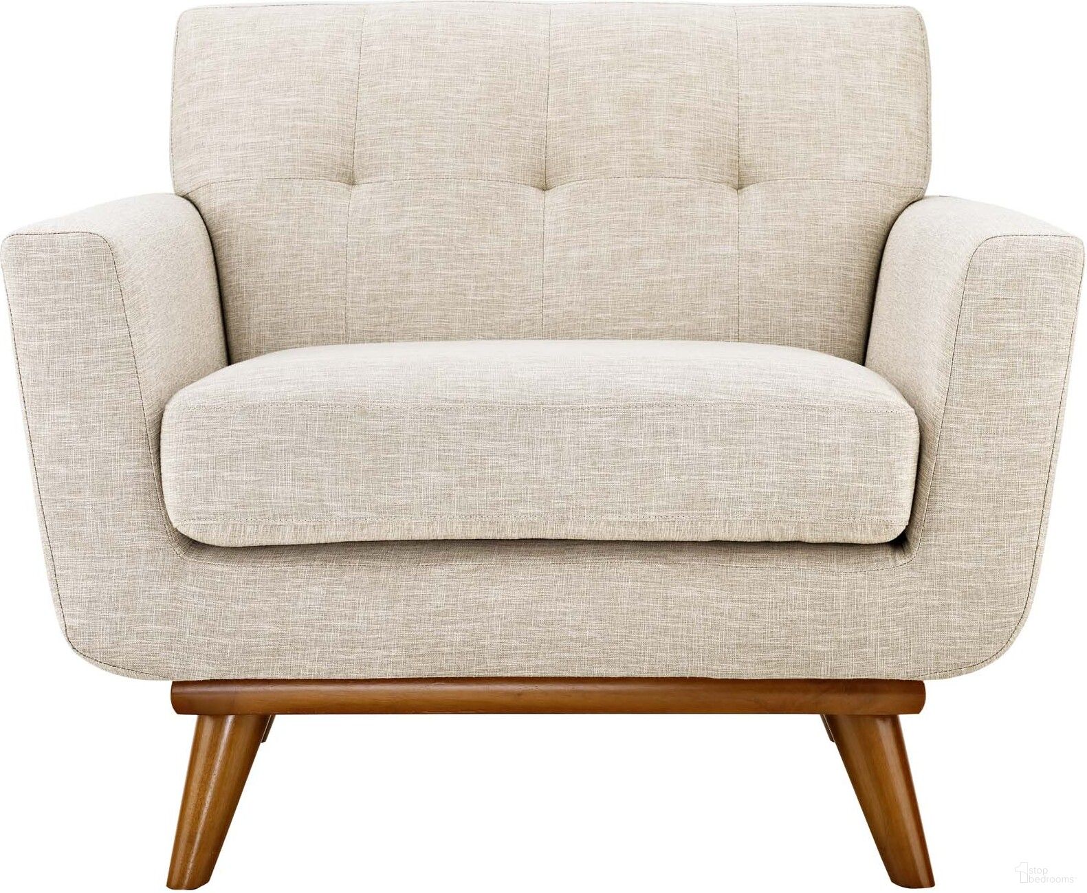 The appearance of Engage Beige Upholstered Fabric Arm Chair designed by Modway in the modern / contemporary interior design. This beige piece of furniture was selected by 1StopBedrooms from Engage Collection to add a touch of cosiness and style into your home. Sku: EEI-1178-BEI. Material: Polyester.