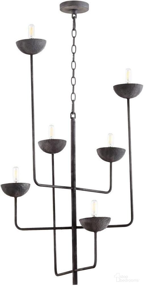 The appearance of Enoki Noir Medium Chandelier designed by Cyan Design in the modern / contemporary interior design. This black piece of furniture was selected by 1StopBedrooms from Enoki Collection to add a touch of cosiness and style into your home. Sku: 10976. Material: Iron.