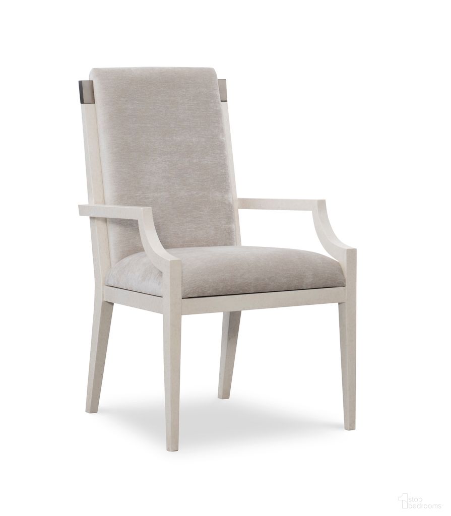 The appearance of Ensemble Arm Chair In Silver/Ensemble/Matte Nickel designed by Maitland-Smith in the modern / contemporary interior design. This silver/ensemble/matte nickel piece of furniture  was selected by 1StopBedrooms from Maitland Smith Collection to add a touch of cosiness and style into your home. Sku: 88-0446. Material: Mahogany. Chair Type: Arm Chair.