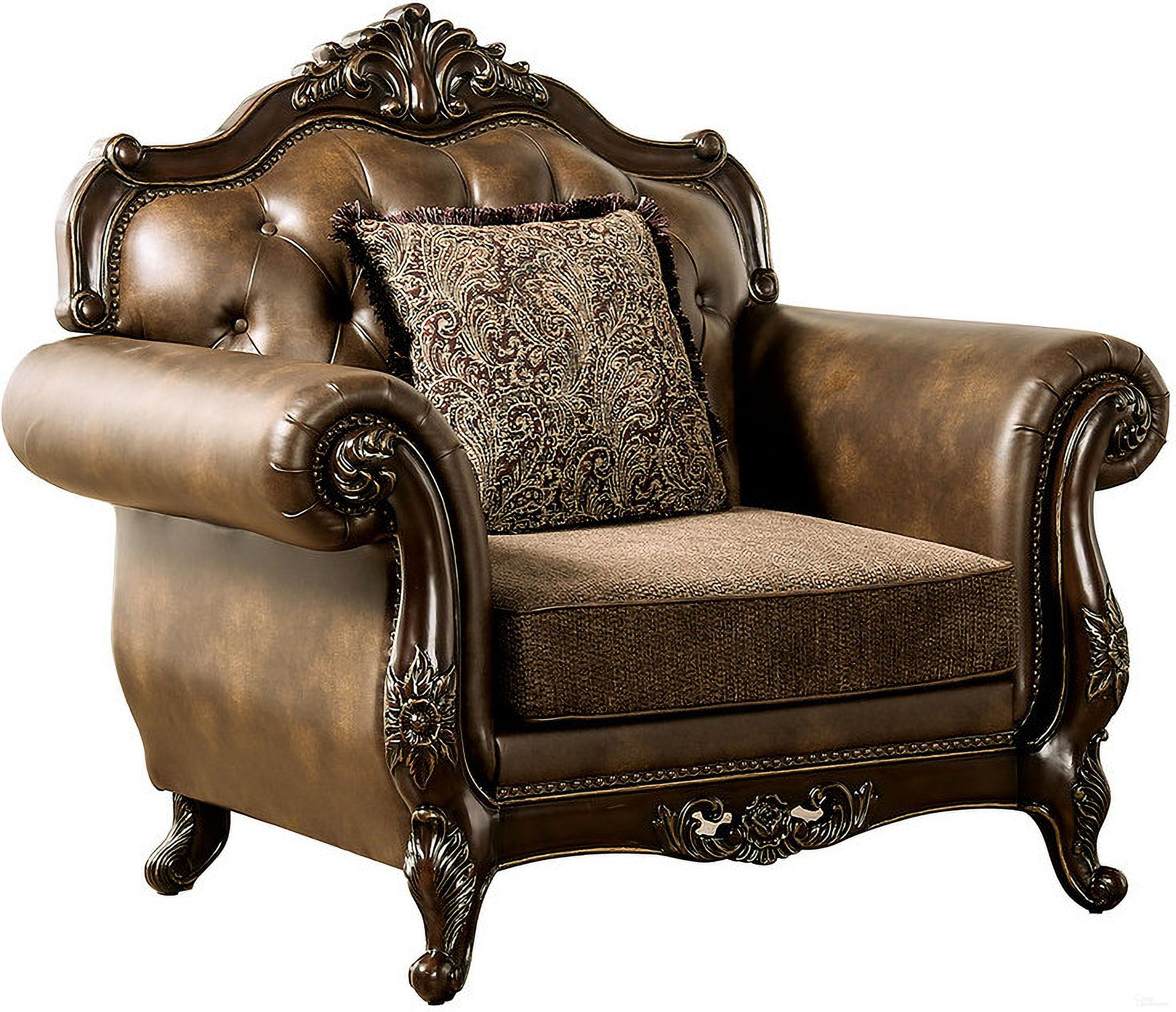 Ensenada Chair In Dark Cherry and Brown