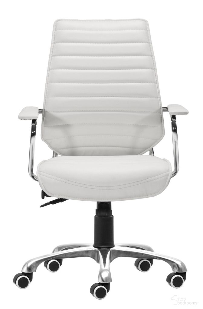 Enterprise Low Back Office Chair In White