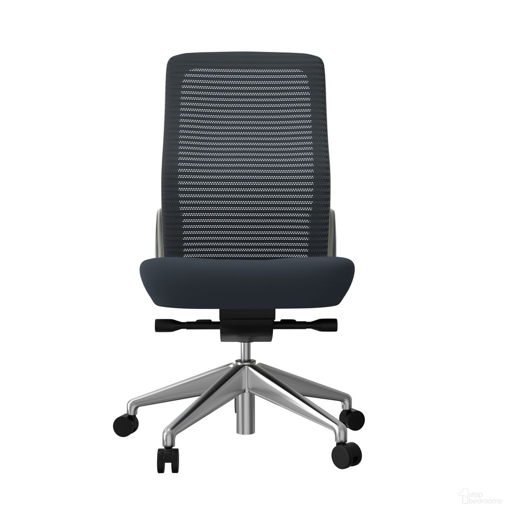 Eon Office Chair without Armrests In Gray and White