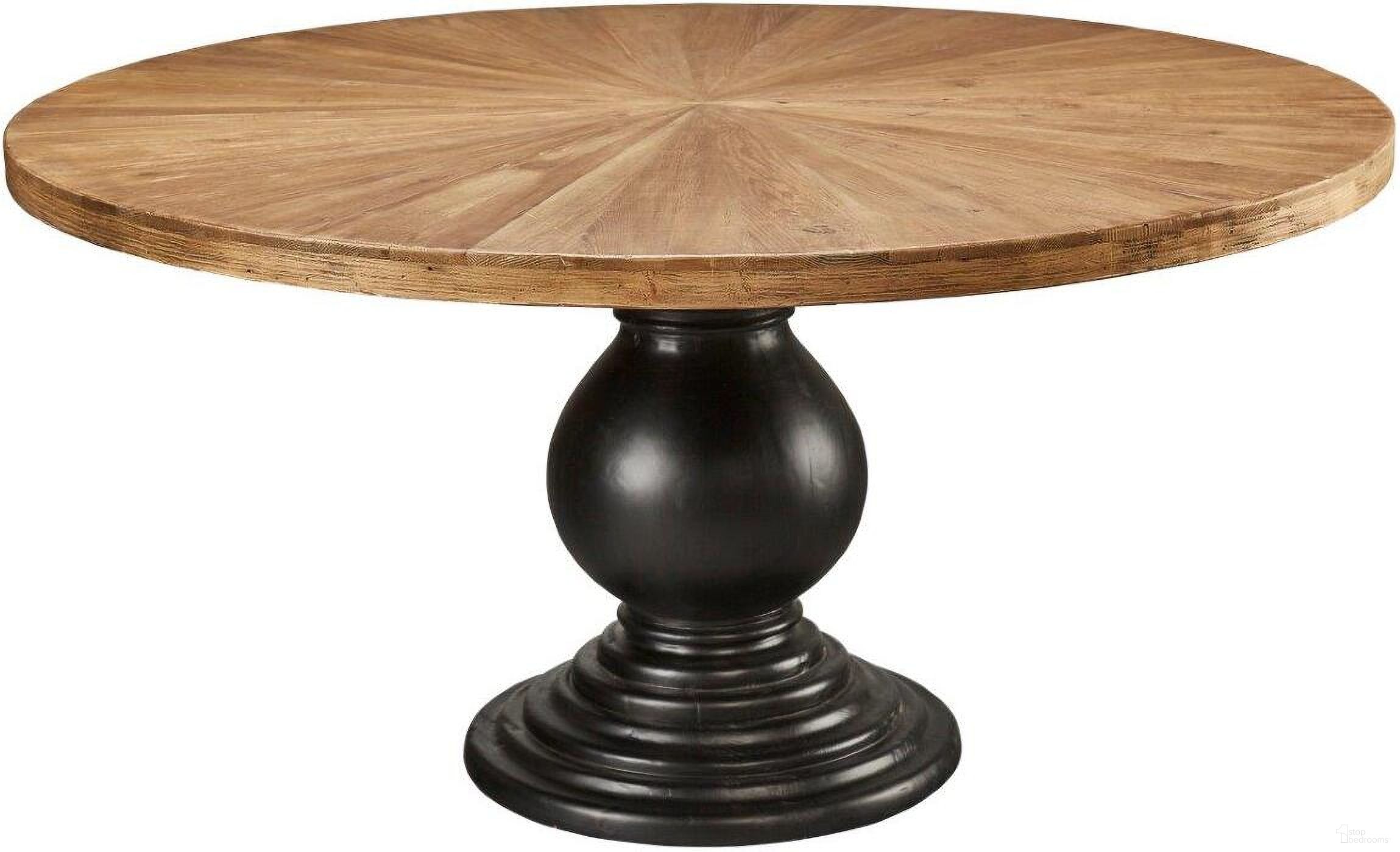 The appearance of Equator Table designed by Furniture Classics in the traditional interior design. This  piece of furniture  was selected by 1StopBedrooms from Equator Collection to add a touch of cosiness and style into your home. Sku: 20-170. Table Base Style: Pedestal. Table Top Shape: Round. Material: Pine. Size: 60".