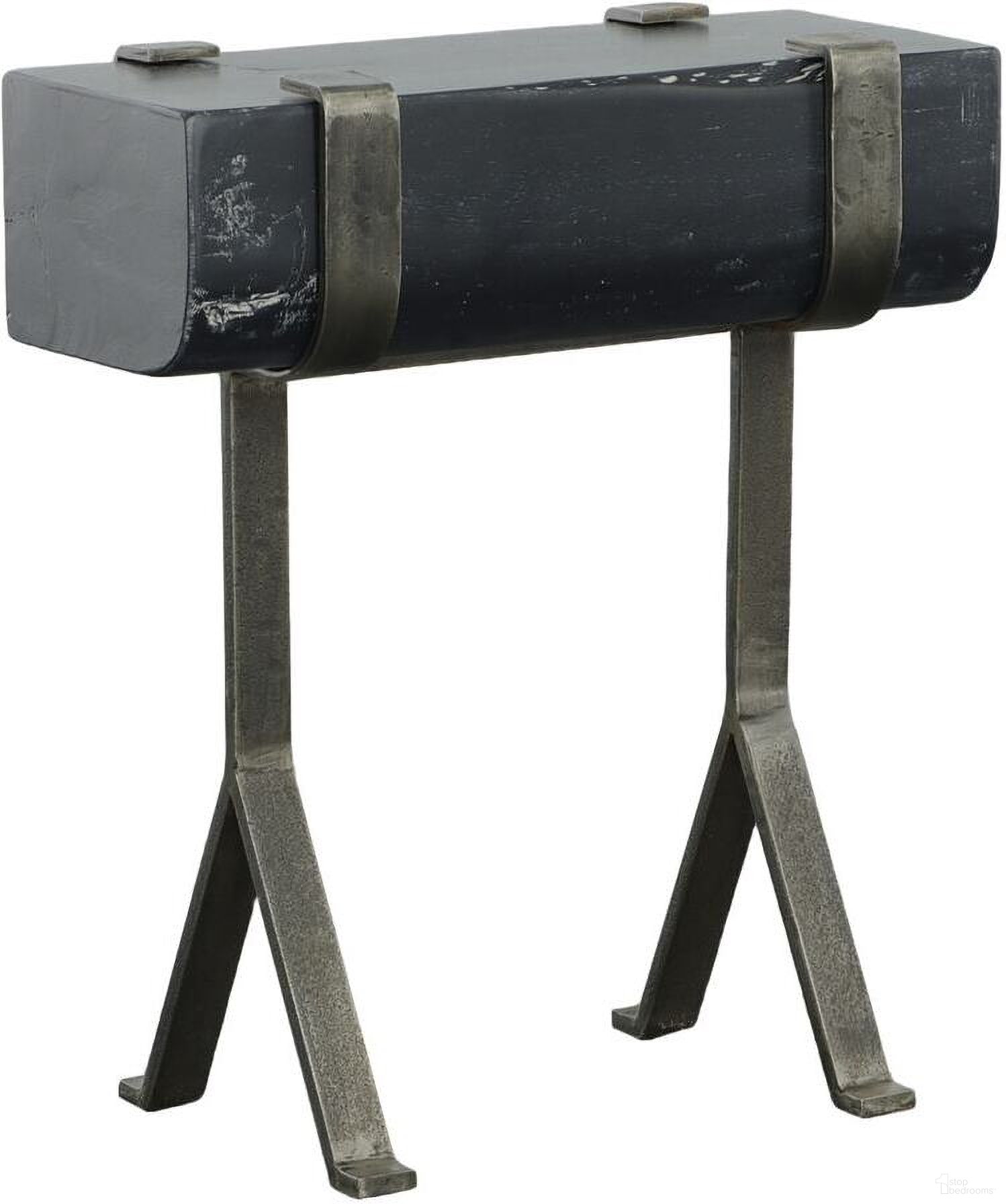 The appearance of Equestrian Tack Drink Table In White and Natural Grey designed by Fairfield Chair in the modern / contemporary interior design. This white and natural grey piece of furniture  was selected by 1StopBedrooms from Sundries Collection to add a touch of cosiness and style into your home. Sku: 8000-88. Material: Mango Wood.