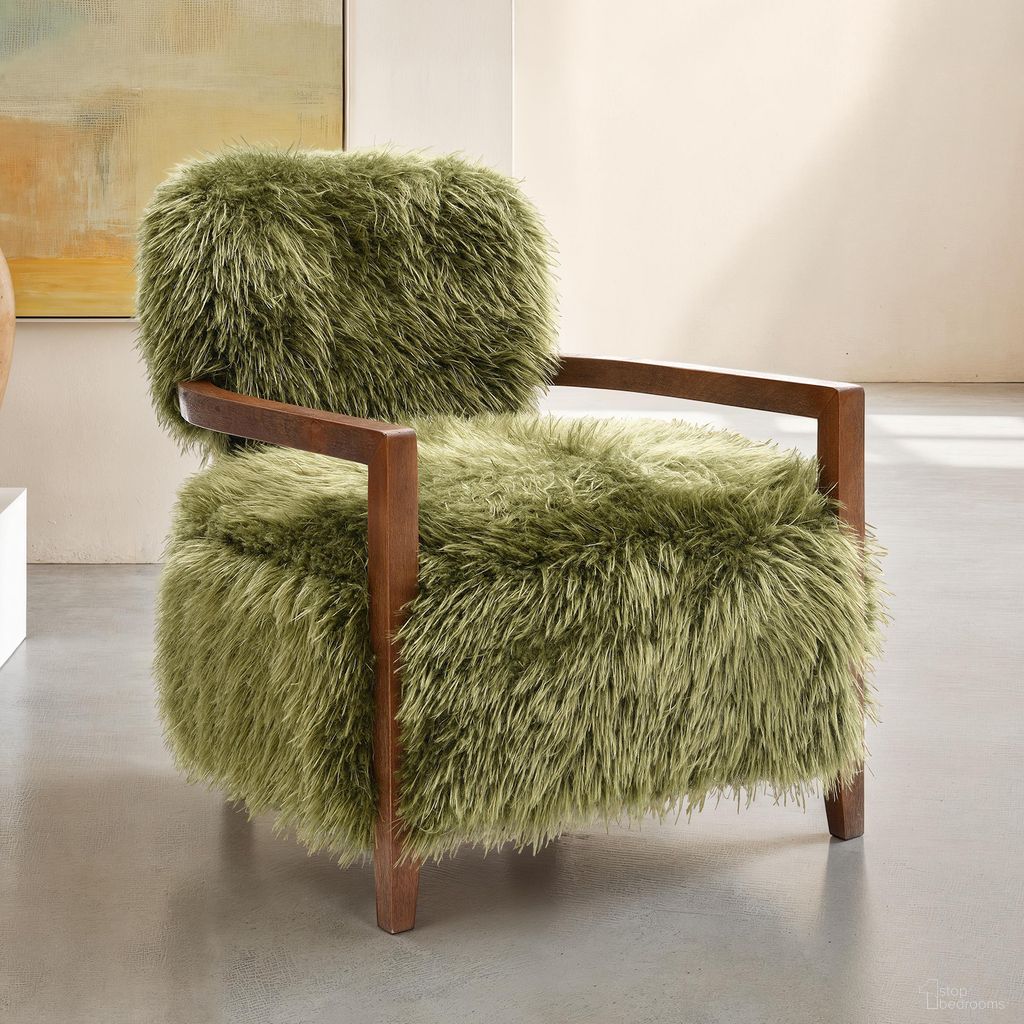 The appearance of Eramo Accent Chair In Green designed by Furniture of America in the modern / contemporary interior design. This green piece of furniture was selected by 1StopBedrooms from Eramo Collection to add a touch of cosiness and style into your home. Sku: FM-AC6005GR. Material: Fabric.