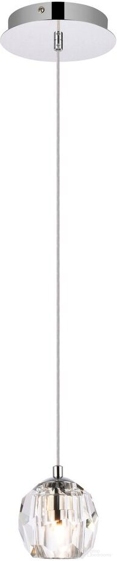 Eren 1 Light Chrome Pendant