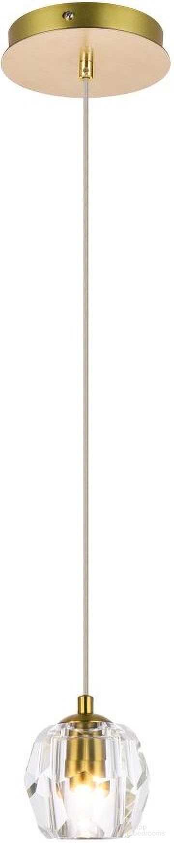 Eren 1 Light Gold Pendant