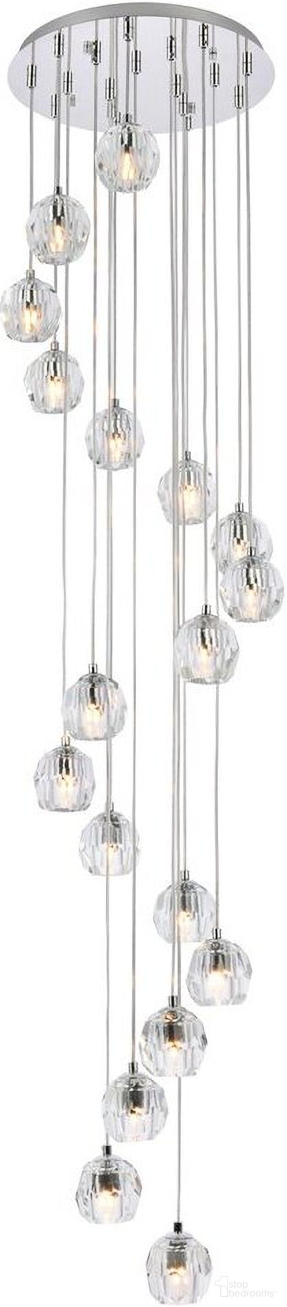 Eren 18 Lights Chrome Pendant 3505G15C