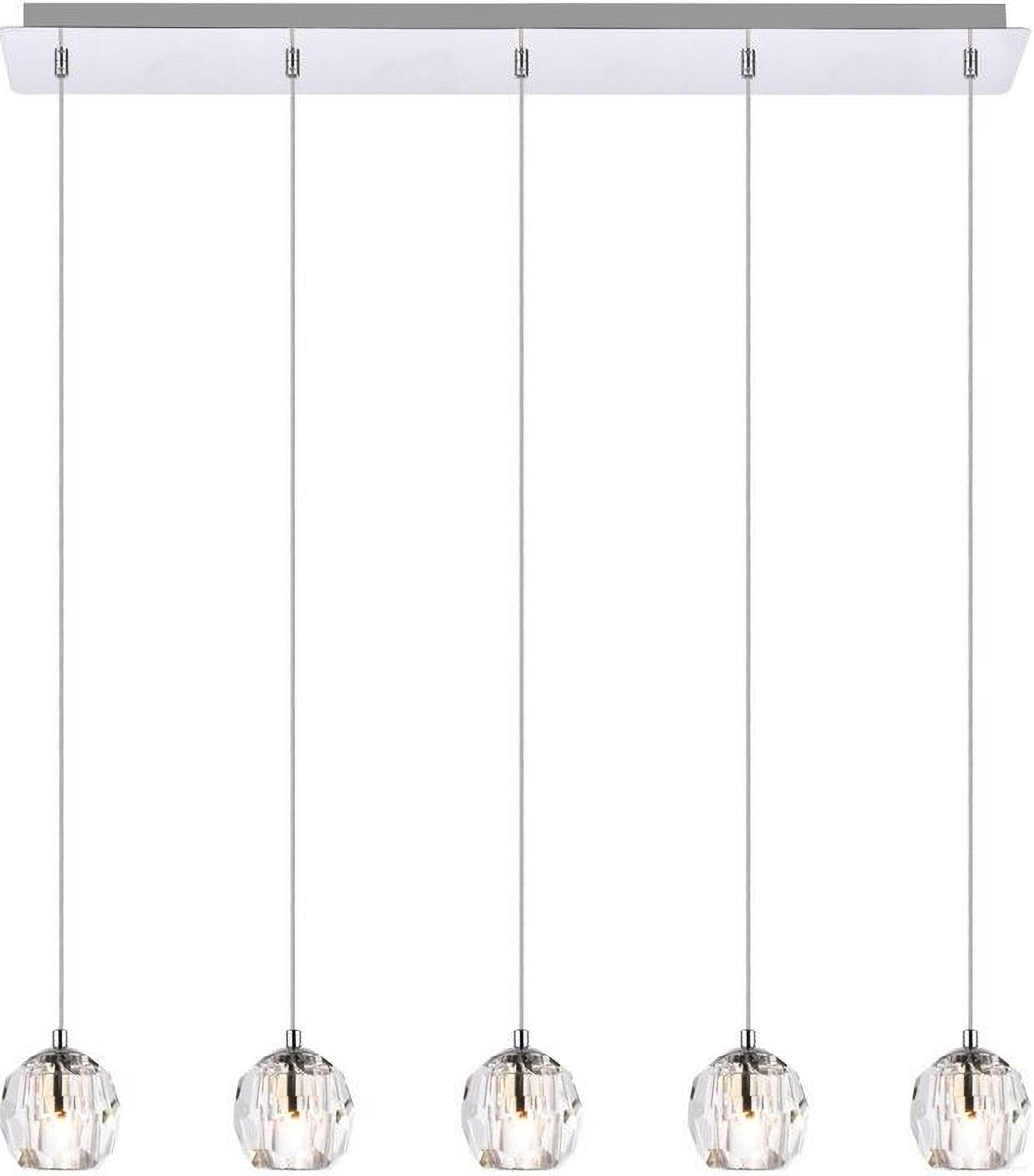 Eren 5 Lights Chrome Pendant 3505D32C