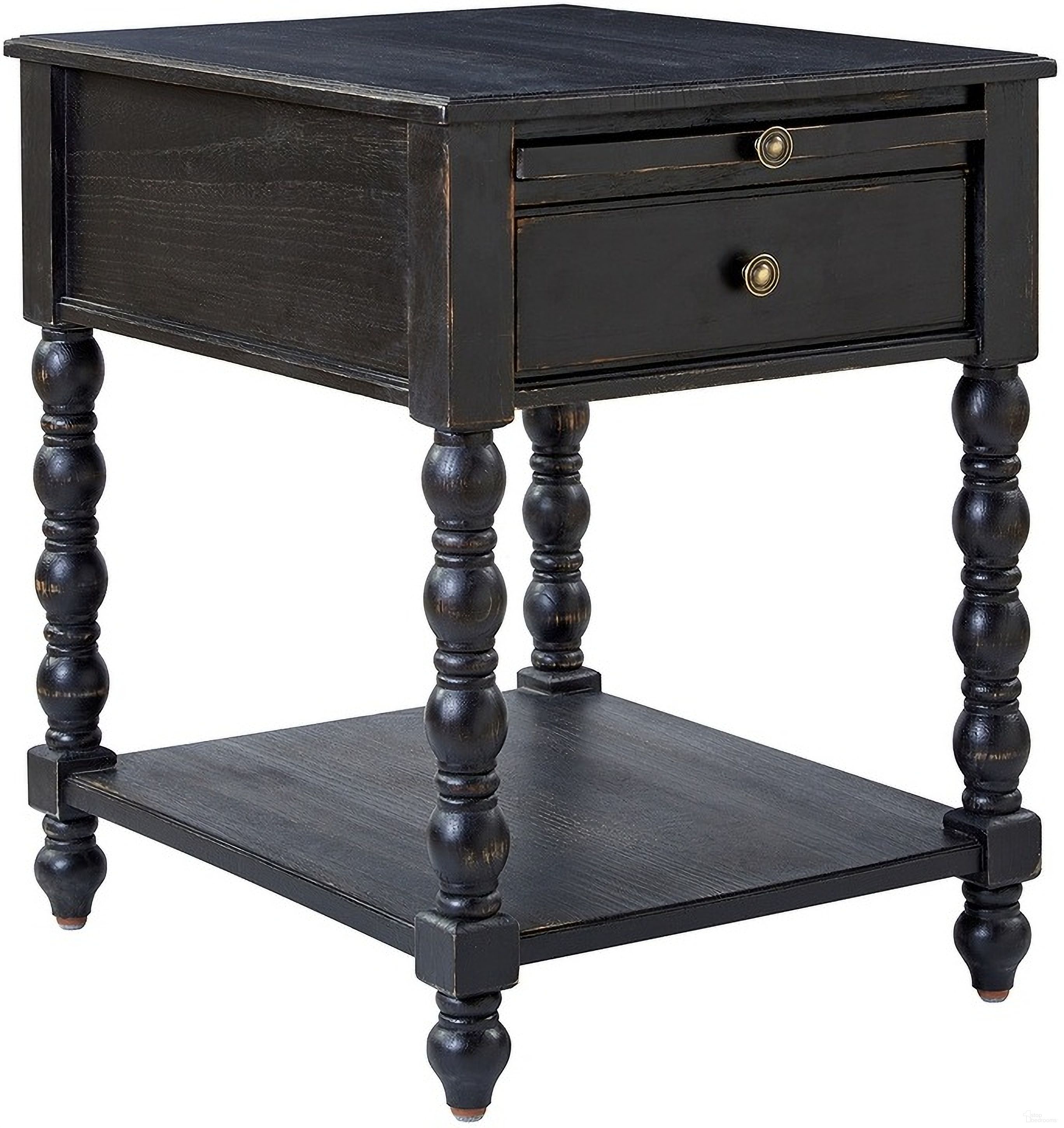 The appearance of Eric End Table In Charcoal designed by Karat Home in the modern / contemporary interior design. This charcoal piece of furniture was selected by 1StopBedrooms from Eric Collection to add a touch of cosiness and style into your home. Sku: ETCL1131-CHA. Material: Solid Wood.