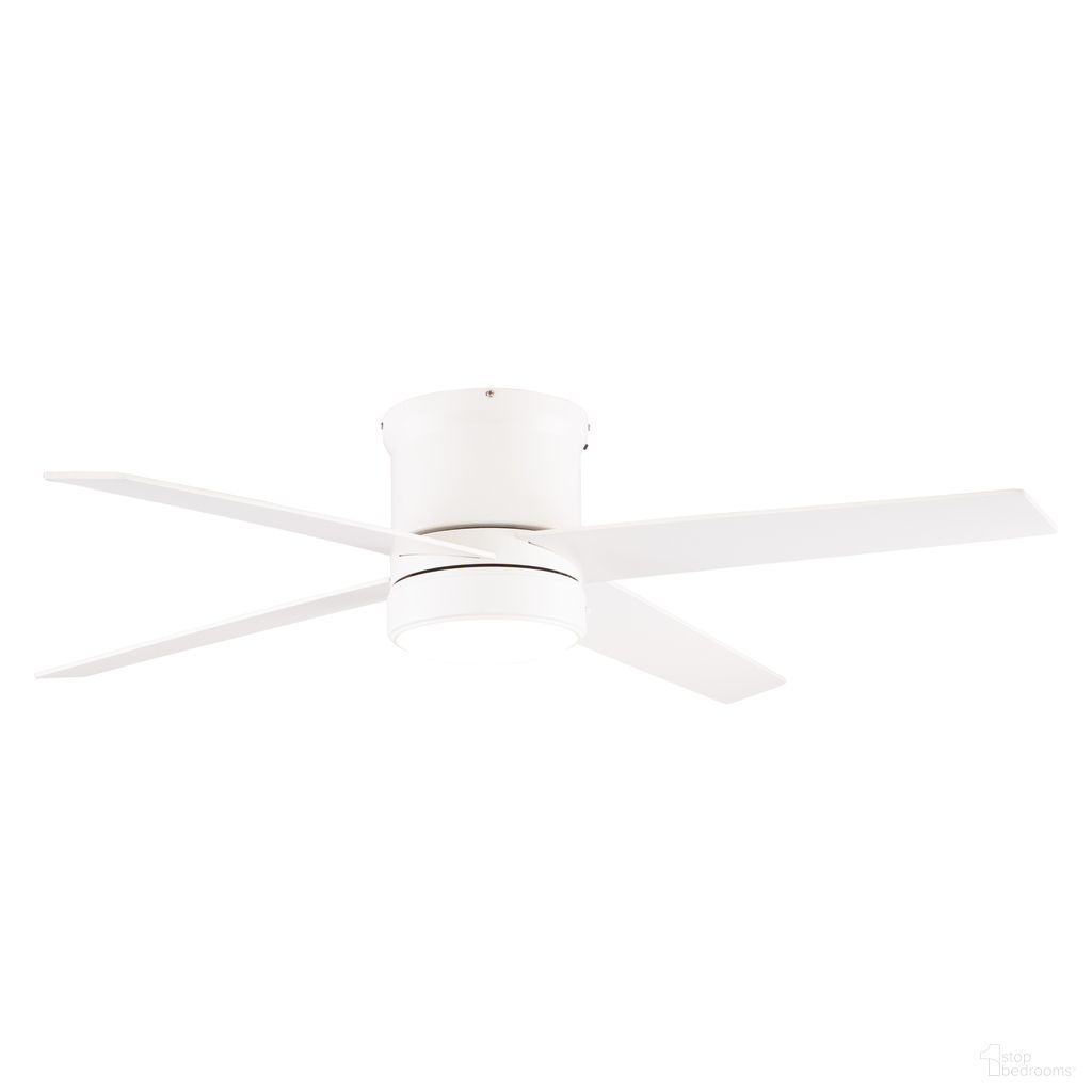 Erie 52 Inch Ceiling Fan In Matte White
