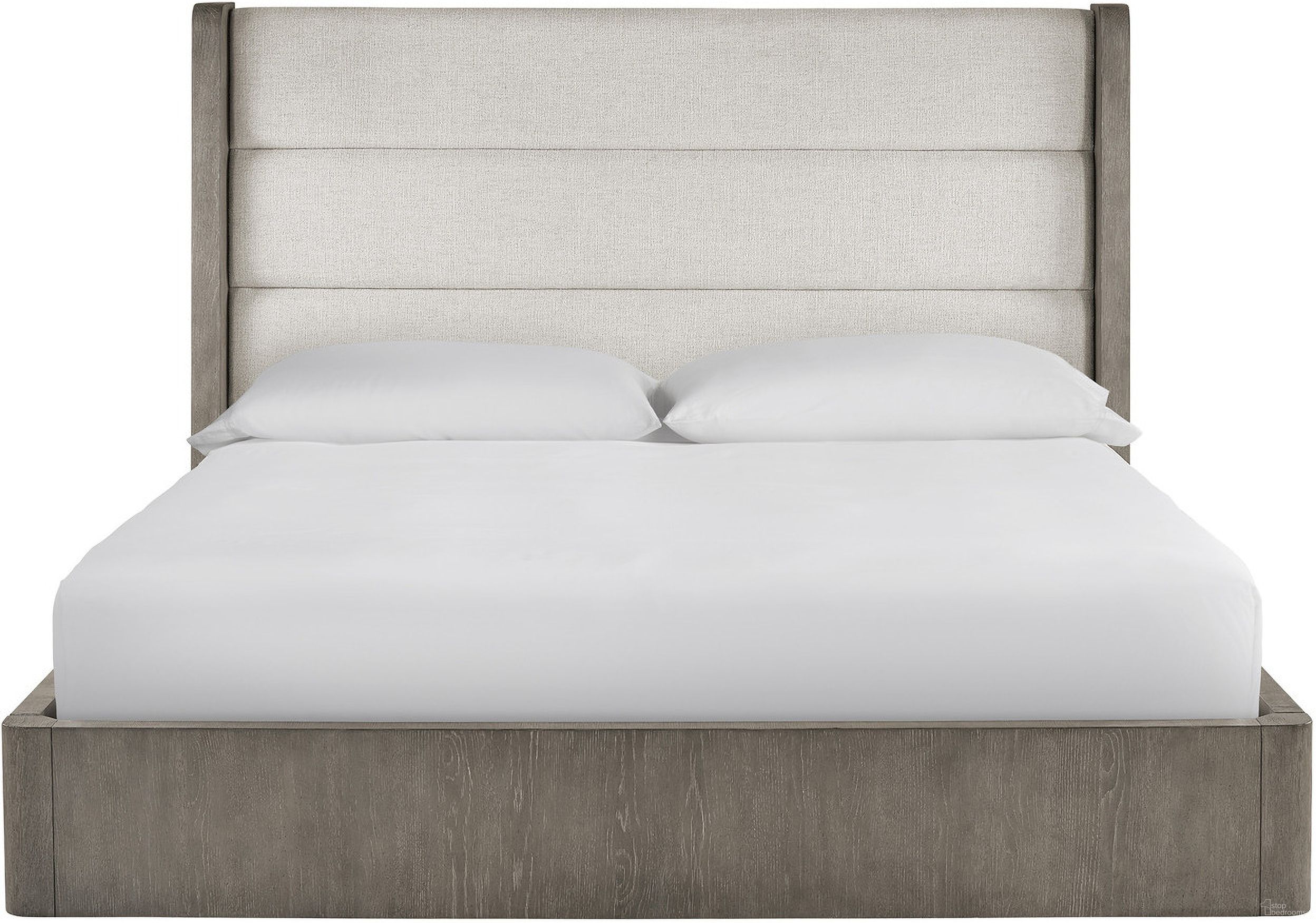 The appearance of Erinn V X Universal Morada 50 Inch Queen Bed In Weathered Oak designed by Universal in the modern / contemporary interior design. This weathered oak piece of furniture  was selected by 1StopBedrooms from Erinn V X Universal Collection to add a touch of cosiness and style into your home. Sku: U225A310B. Bed Type: Panel Bed. Material: Wood. Bed Size: Queen.