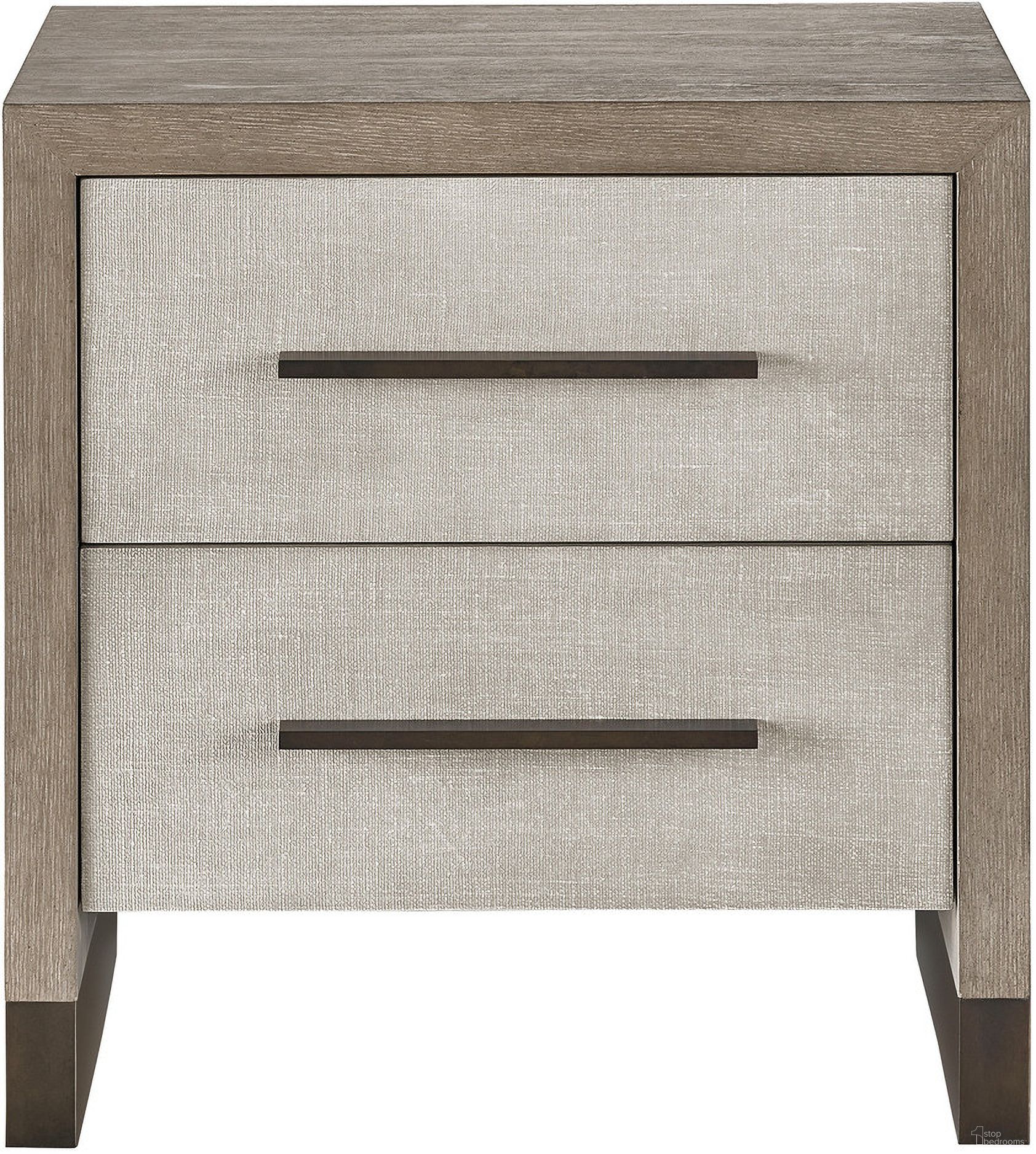The appearance of Erinn V X Universal Night Table In Weathered Oak designed by Universal in the modern / contemporary interior design. This weathered oak piece of furniture was selected by 1StopBedrooms from Erinn V X Universal Collection to add a touch of cosiness and style into your home. Sku: U225A357. Material: Wood.
