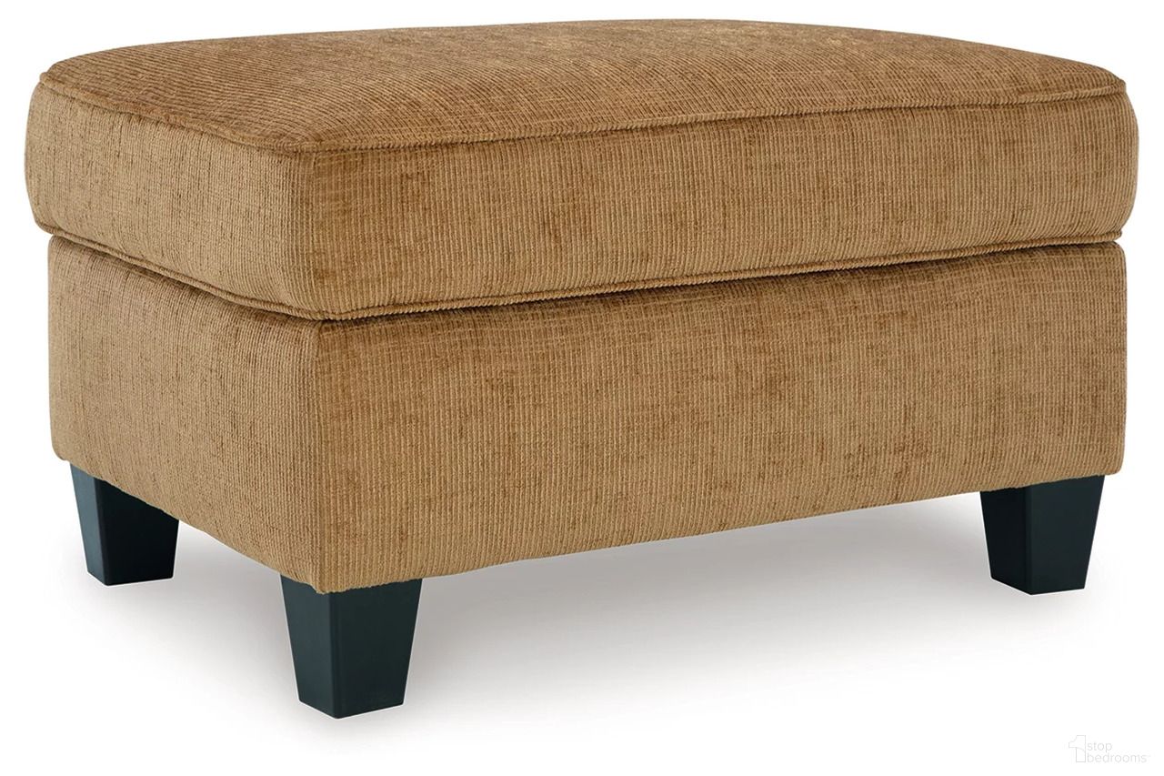 The appearance of Erinslane Ottoman In Honey designed by Signature Design by Ashley in the modern / contemporary interior design. This honey piece of furniture was selected by 1StopBedrooms from Erinslane Collection to add a touch of cosiness and style into your home. Sku: 2520714. Material: Fabric.