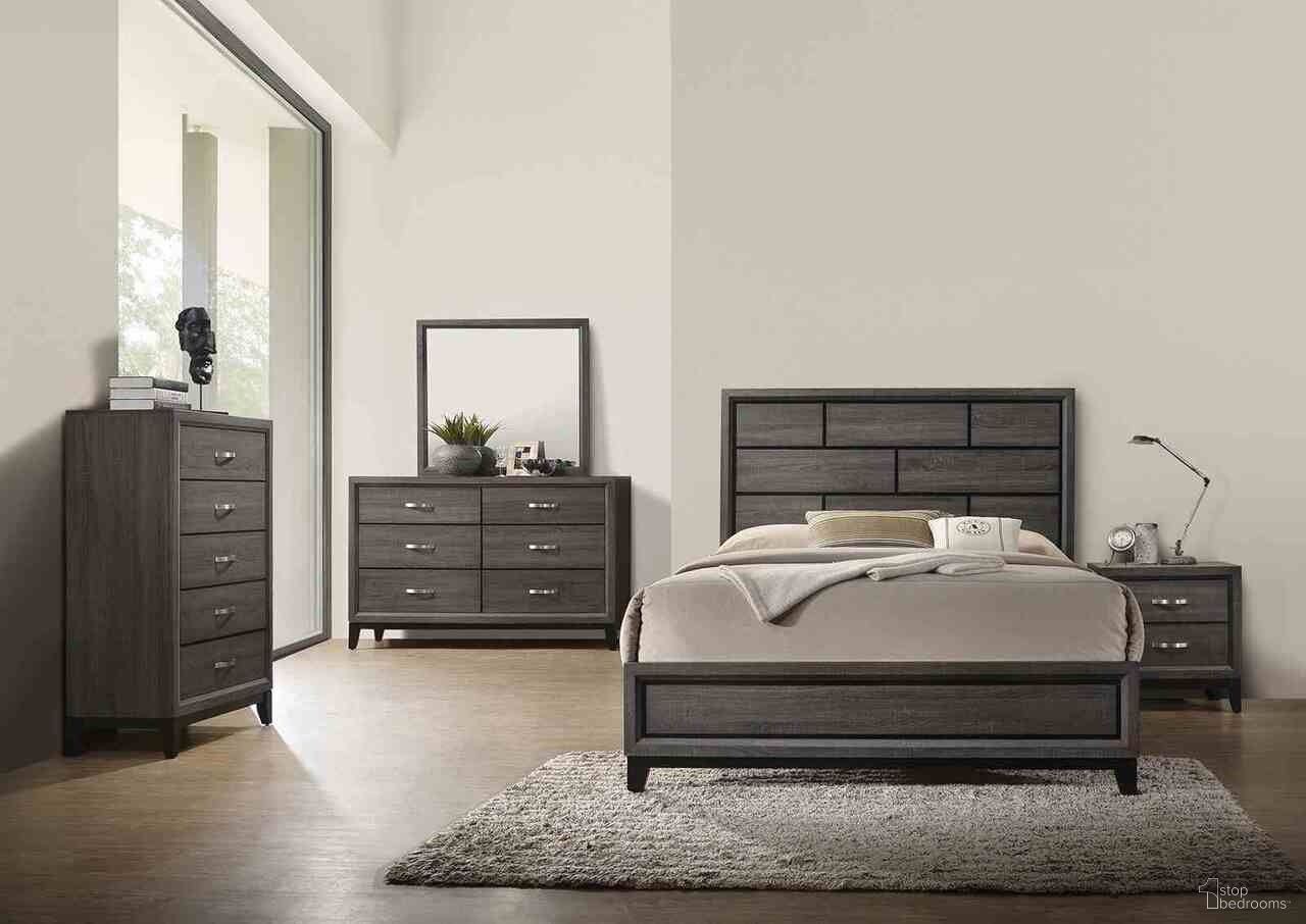 Errico Bedroom Set In Gray