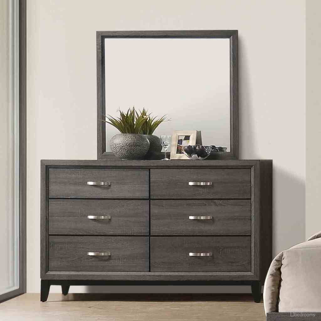 The appearance of Errico Dresser In Gray designed by Furniture of America in the modern / contemporary interior design. This gray piece of furniture was selected by 1StopBedrooms from Errico Collection to add a touch of cosiness and style into your home. Sku: FM7215GY-D. Material: Engineered Wood.