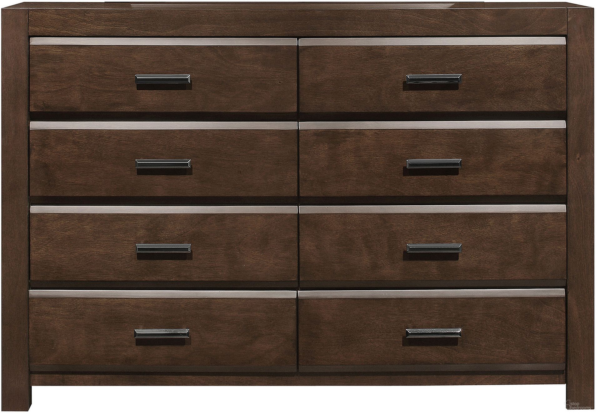 The appearance of Erwan Rich Espresso Dresser designed by Homelegance in the modern / contemporary interior design. This brown piece of furniture was selected by 1StopBedrooms from Erwan Collection to add a touch of cosiness and style into your home. Sku: 1961-5. Material: Wood.