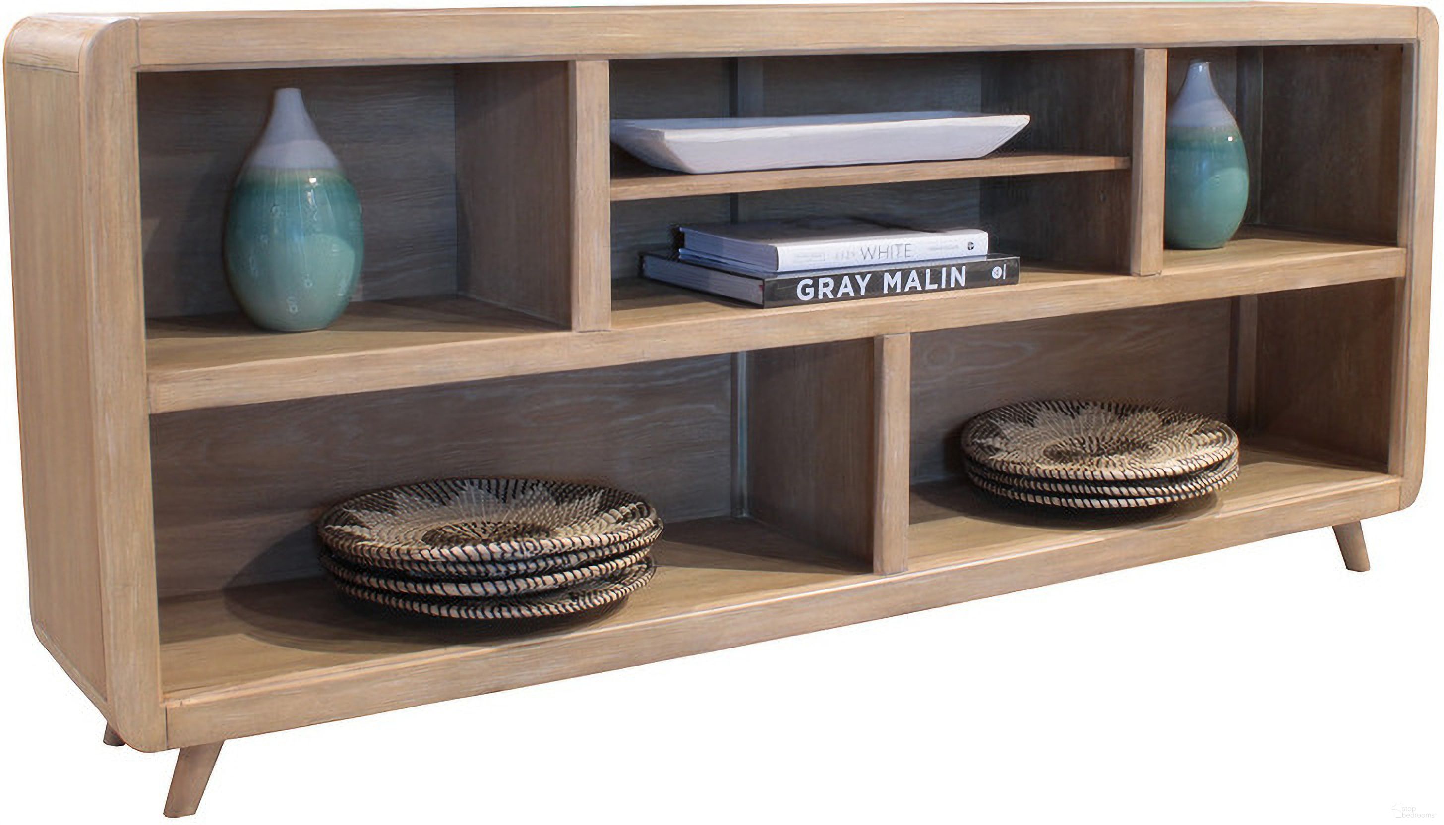 The appearance of Escape 72 Inch Open Multi-Purpose Console In Light Brown designed by Parker House in the transitional interior design. This light brown piece of furniture was selected by 1StopBedrooms from Escape Collection to add a touch of cosiness and style into your home. Sku: ESC#72OC. Material: Rubberwood.