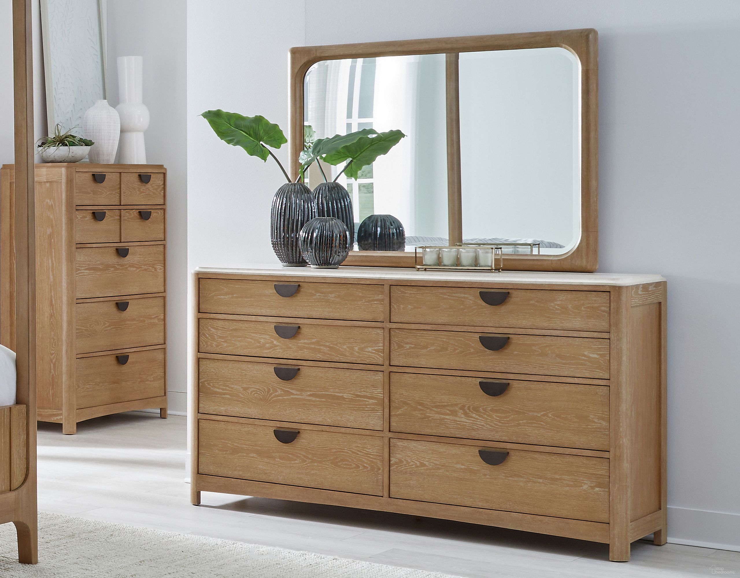 Escape 8 Drawer Dresser In Light Brown